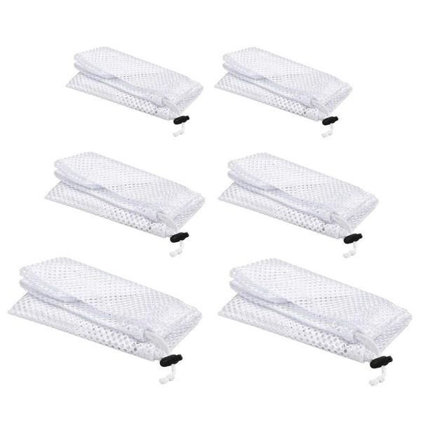 

set 6 pcs household drawstring wash bags convenient durable large bag laundry home