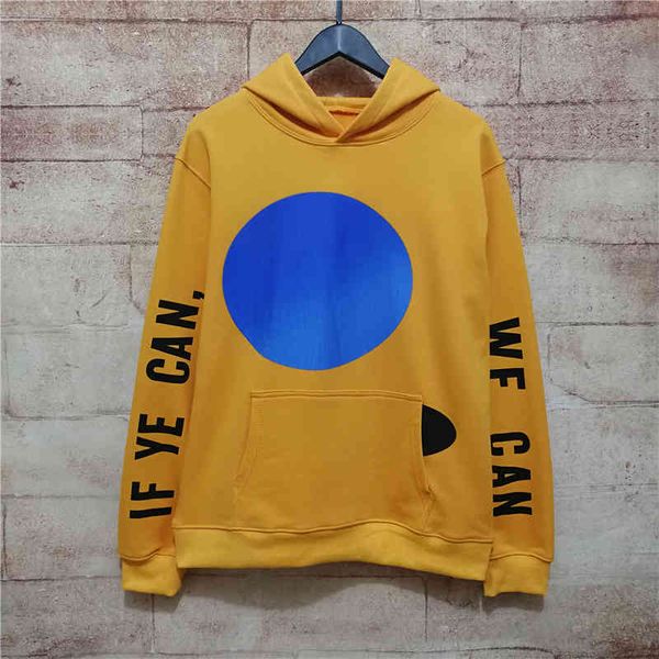 

men's hoodies & sweatshirts hip-hop kanye west jesus is the frothy hoodie king in who god's letter justin bieber sweater, Black