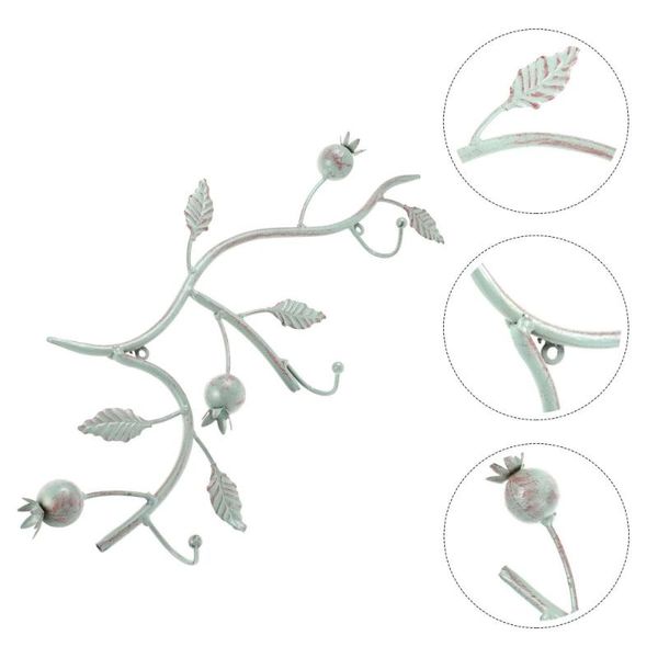 

hooks & rails 1pc retro style garden pomegranate iron art hook vintage cloth hat