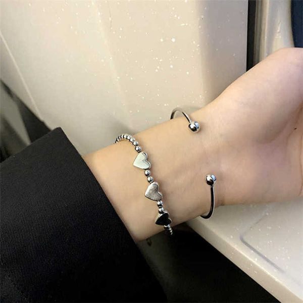 

qingdao jewelry korean minority dign net red girl lovely girlfriends love simple bracelet accsori, Golden;silver