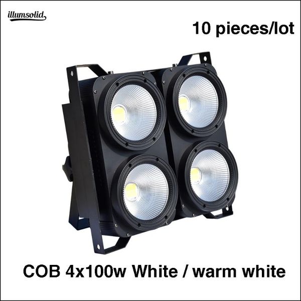 

effects 10pcs/lot 4x100w cob professionallights 4eyes dmx stage lighting