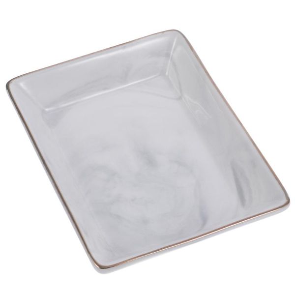 

high-end marbling ceramic jewelry salver display tray mouthwash cup soap dishes