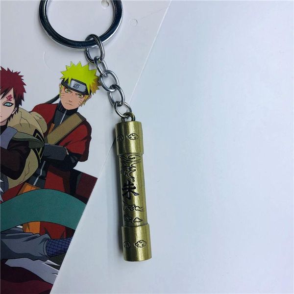 

keychains anime naruto geometric star akatsuki cloud pendant necklace car bag keyring for men women periphery accessories, Silver