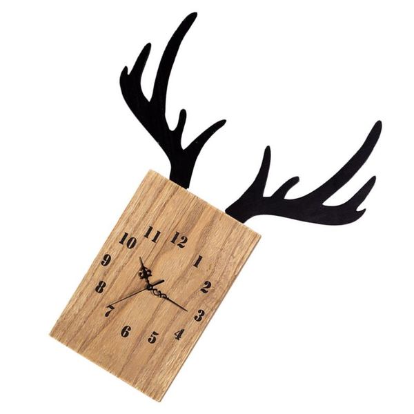

wall clocks 1pc natural wooden clock xmas household decorative background