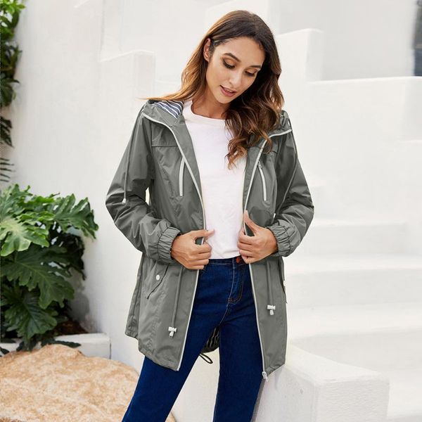 

women's trench coats sweet cute fashion soft good fabric cool 2021 design style women casual clothing sweatwear yb113, Tan;black