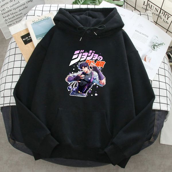 

yong adventure oversized hoodie daily clothing anime long sleeve hooded sweatshirt top, Black