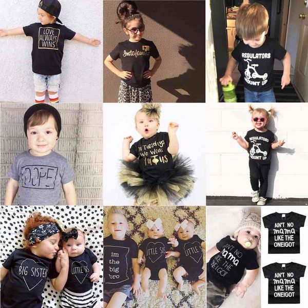 Güzel Erkek Bebek T-Shirt Bebek Tees Gömlek 100% Pamuk Toddler Kız Giysileri T Gömlek Çocuk Kıyafetler 1 2 3 Yıl Formalar 210413