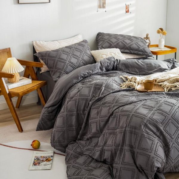 

bedding sets nordic bed cover 150 double single euro linen 3d pattern set luxury duvet 240x220 sheets and pillowcases