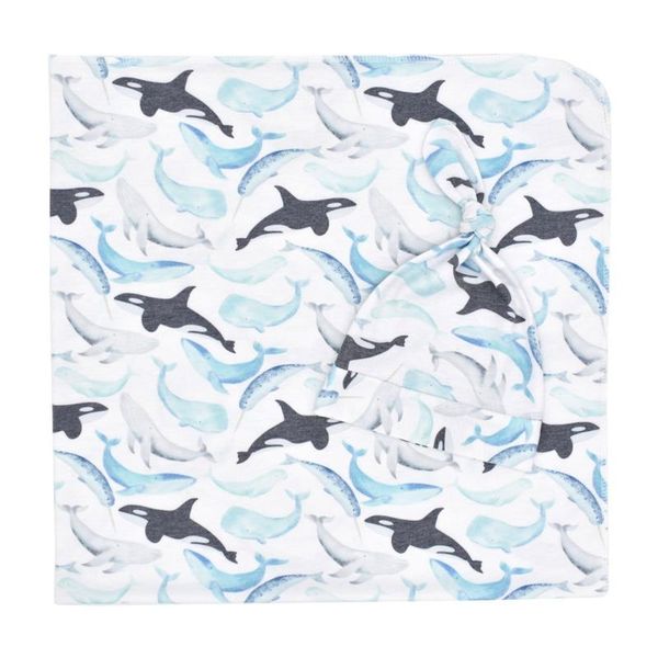 

blankets & swaddling j2ff 2 pcs baby floral receiving blanket+beanie infants swaddle wrap turban hat