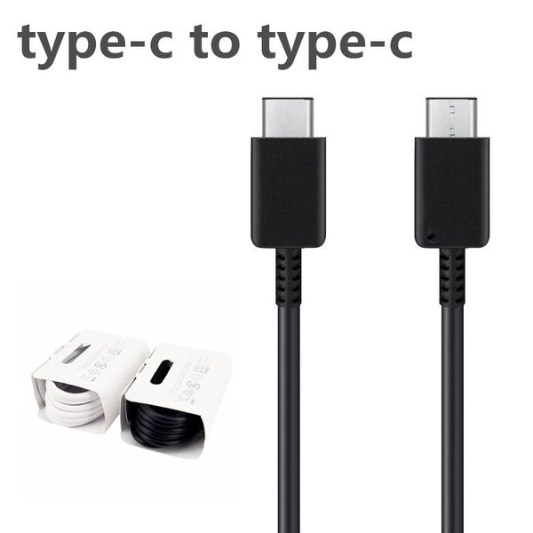 

1m 3FT USB Type-C to Type C Cables Fast Charge for Samsung Galaxy s10 note 10 Plus Support PD 3A Quick Charging cords