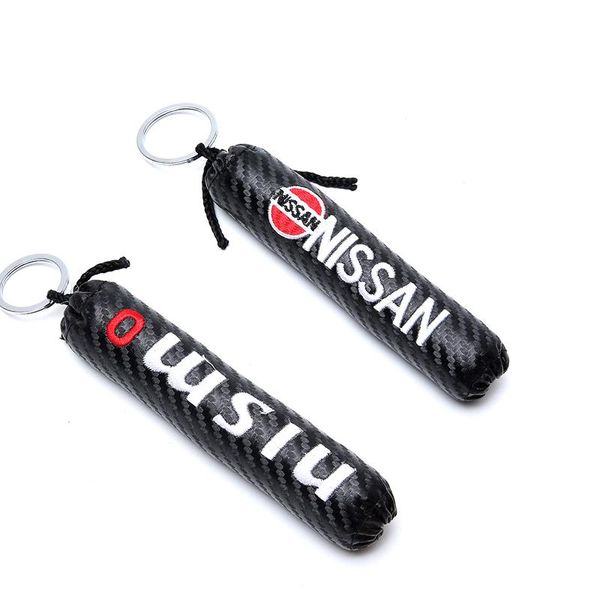 

keychains car keychain keyring styling for nissan nismo emblem qashaqai sylphy juke leaf note titan altima xterra sentra key rings case, Silver