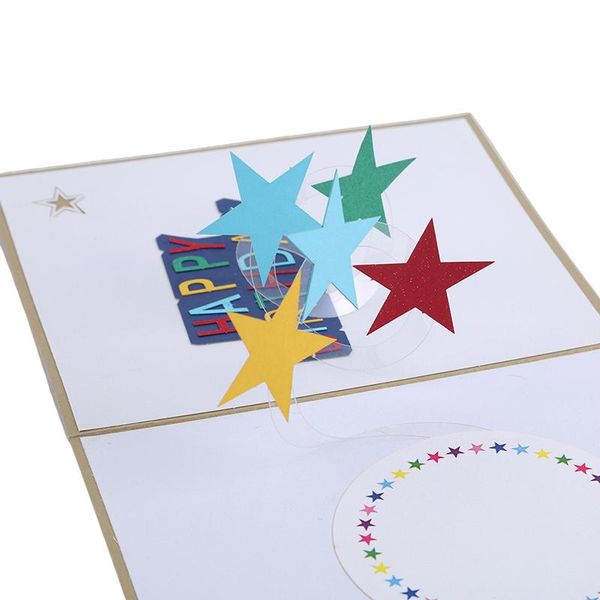 

greeting cards cartoon birthday star creative mini happy year postcard