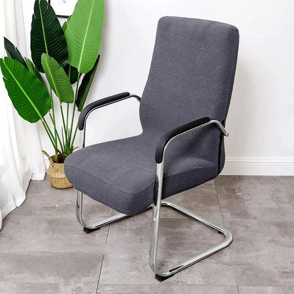 

chair covers removable cover computer armchair seat slipcover polyester wine red
