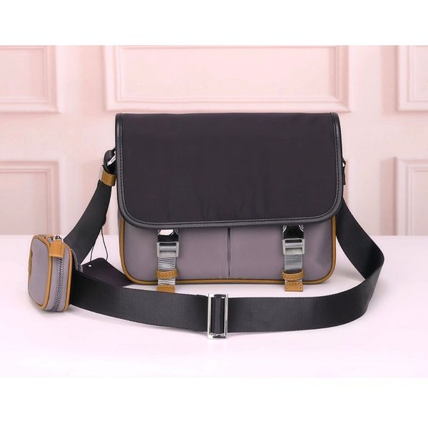

fashion shoulder strap canvas messenger bag classic cross body satchel parachute fabric men purse wholesale