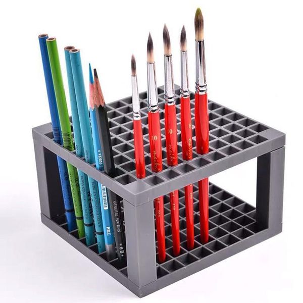 

gift sets 96 holes pencil&brush holder organizer artist detachable hole pencil for pens paint brushes colored pencils markers