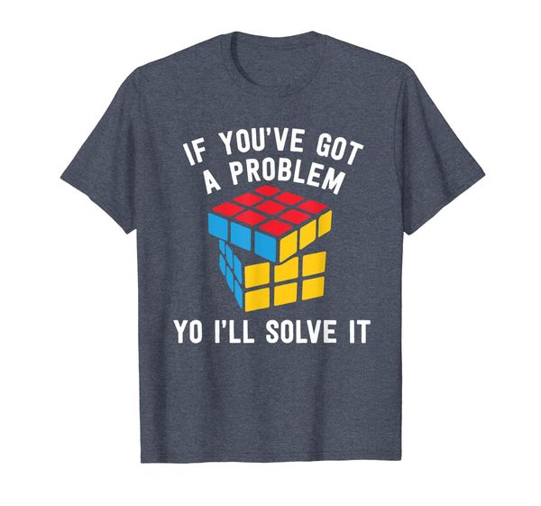 

if you've got a problem yo i'll solve it - nerdy t-shirt, White;black