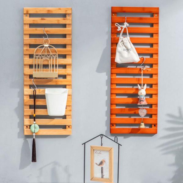 

planters & pots wall mount wood plant stand indoor flower pot display rack holder shelf for livingroom office bedroom