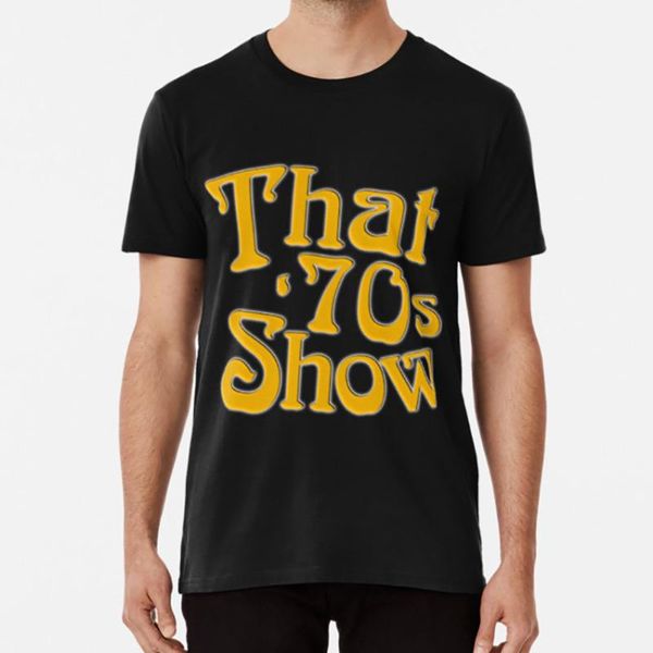 

that 70s show - logo design t shirt men's t-shirts, White;black