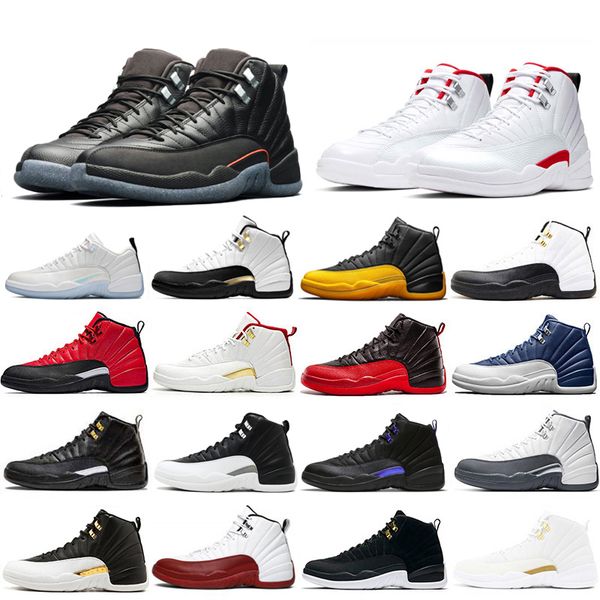 

12 basketball shoes for men game royal university gold 12s mens trainers lagoon pulse black wings fashion sports sneakers size 40-47