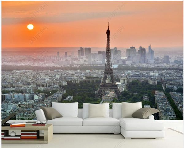 

wallpapers 3d wall murals wallpaper for walls in rolls paris eiffel tower architecture city view paper home decor living room