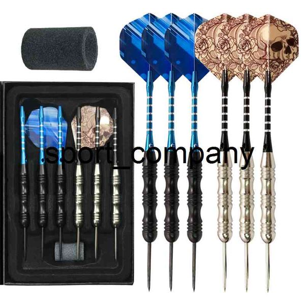 6 stücke stahltipps darts 23g wellen flight harrow punkt wing barrel wirft dart zubehör professionell dartflug frei box