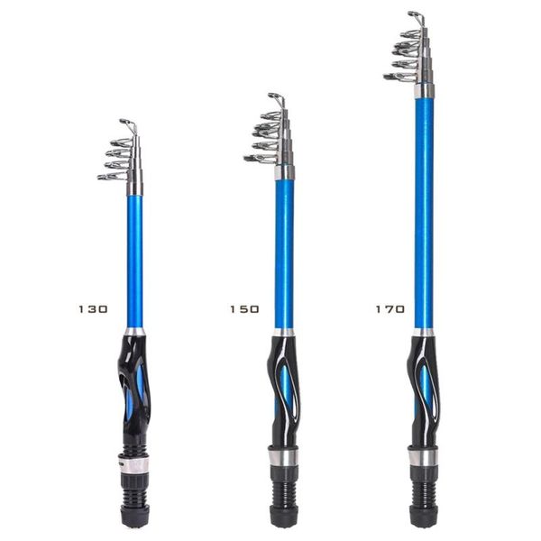 

est carbon small sea pole fiber telescope fishing rod travel spinning boat rods