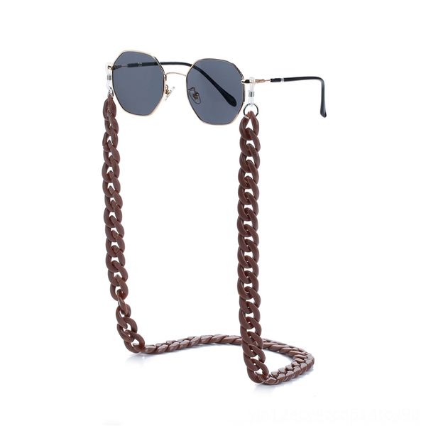 

wbj acrylic chain 22 color glassescandy candy monochrome eye chains multi color concave shape creative glasses rope independent packaging