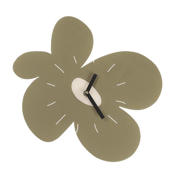 

wall clocks flower style hanging clock acrylic modern (battery)