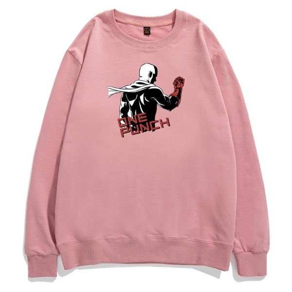 

men's hoodies & sweatshirts one punch man saitama men autumn cool fashion japanese anime funny graphic vintage male clothes, Black