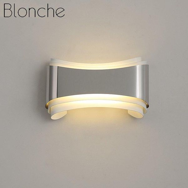 

wall lamp modern indoor 85-265v led mounted sconce light 5w warm white cold for bedroom corridor stairs lighting