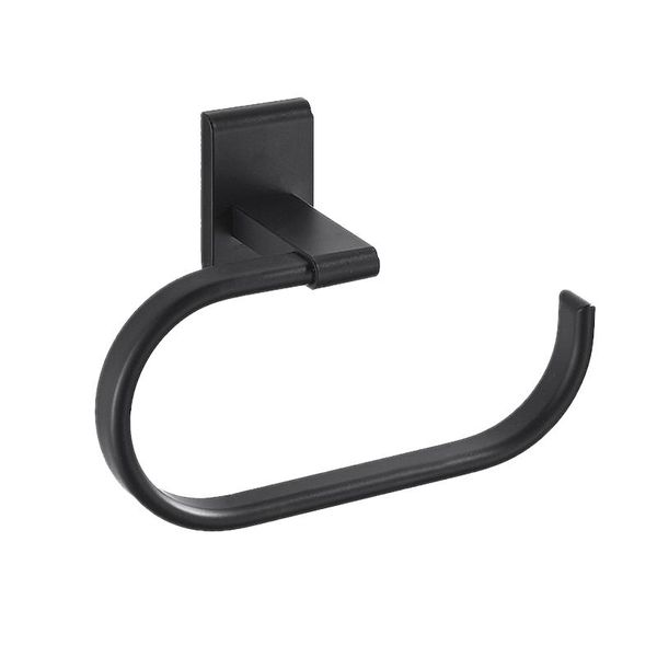 

towel rack bathroom hardware toilet paper holder hand wall mounttowel storage hook, black racks