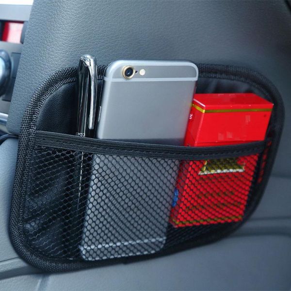 

car organizer universal storage net bag pocket interior accessories for