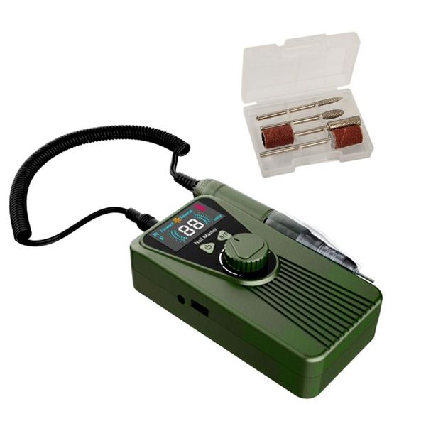 

multi-function 35000rpm rechargeable portable electric nail drill machine manicure pedicure set tools & accessories
