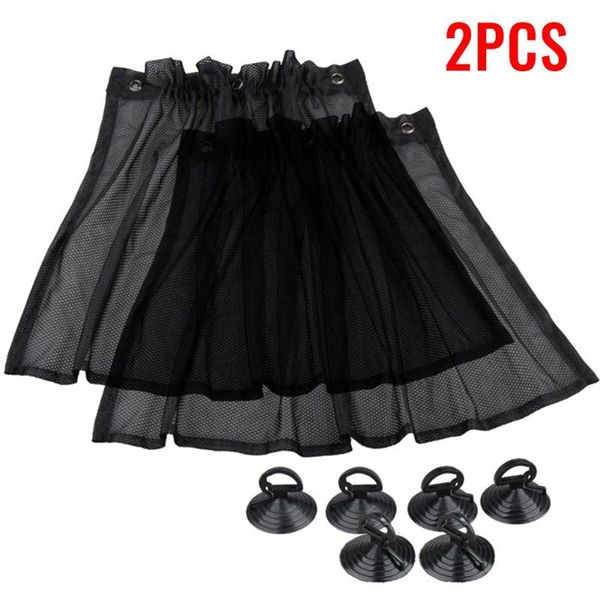 

window car sun blinds windows 2 pcs auto black curtain foldable rear sunshade