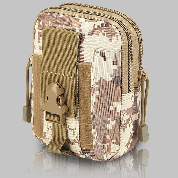 

outdoor waist bag molle system supported lightweight hard-wearing waterproof running cycling with multifunctional pouch bags