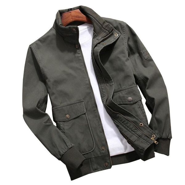 

men's jackets military jacket men 2021 winter bomber coat army safari cotton pilot autumn fashion casual cargo slim fit coats, Black;brown