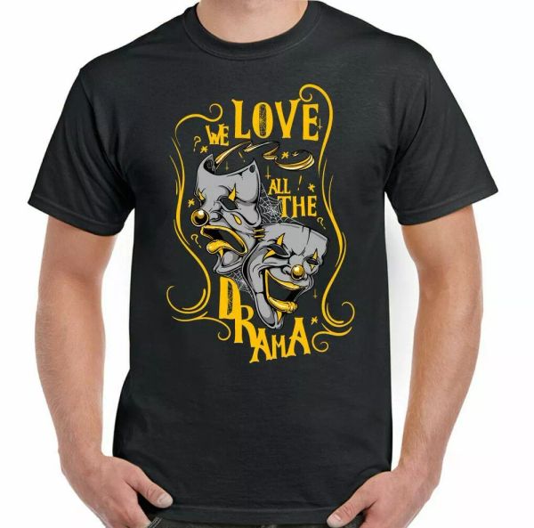 

actor mens t-shirt funny meaningful acting actress theatre we love all, White;black