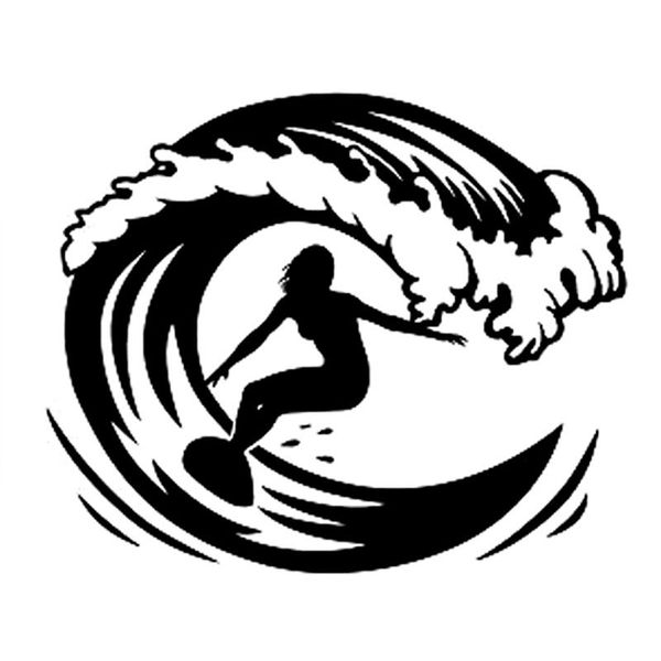 

surfboard extrem youth passinated sports decal car sticker