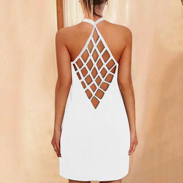 

sunflower print o neck sleeveless womens dresses vest fashion club party streetwear beach holiday vestidos, Black;gray