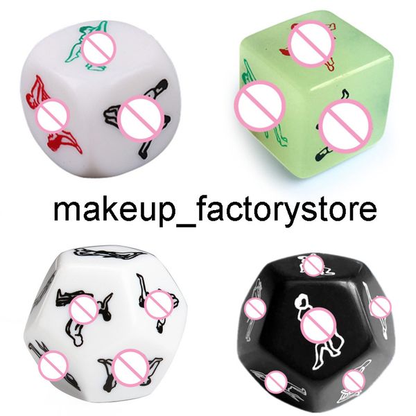 

massage dice erotic craps glow love s toys for adults noctilucent set game polyhedral product