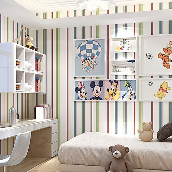 

modern british style vertical living room bedroom tv background non-woven wallpaper multicolor color 0.53m*10m=5.3m2 wallpapers