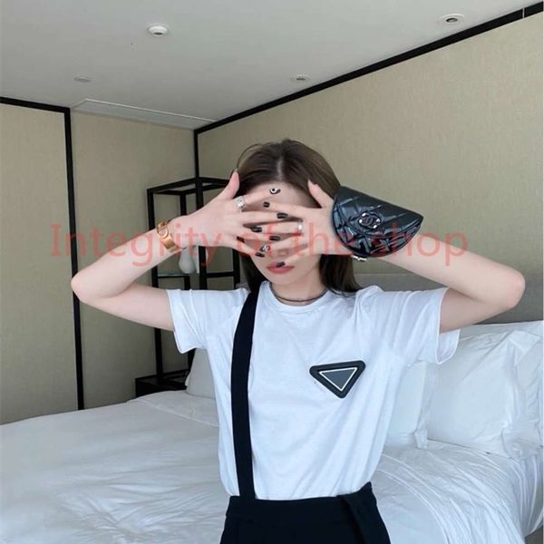 

t 2021 usa women shirts sports brand womens tees short sleeve high-density cotton summer level materials perfect detail, White