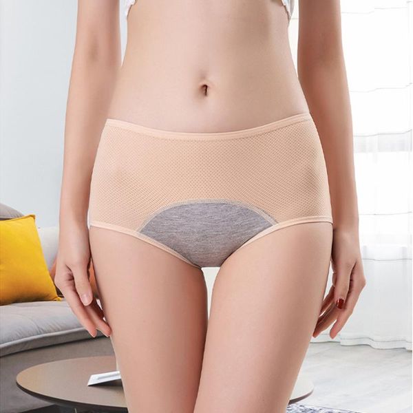 

women's panties women menstrual comfort leak proof underwear physiological pants for girls solid briefs, Black;pink