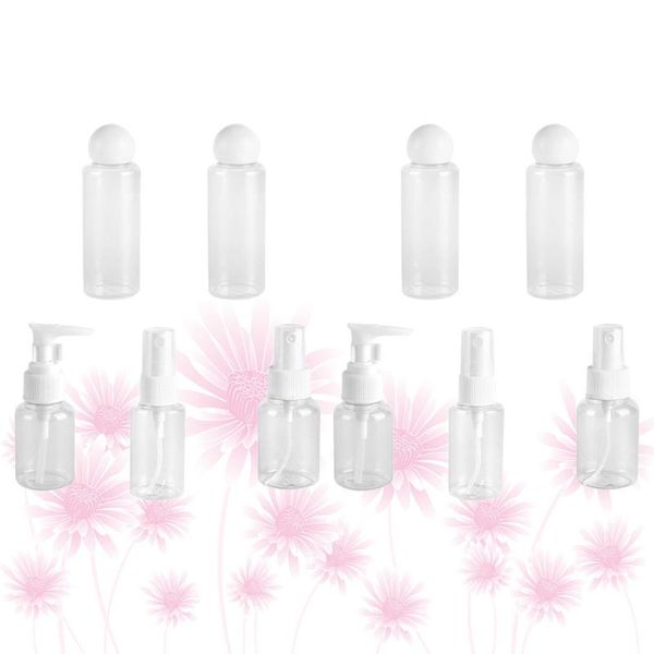 

storage bottles & jars 1 set 10pcs travel empty bottle kit portable pet cosmetics makeup sprayer container for (w