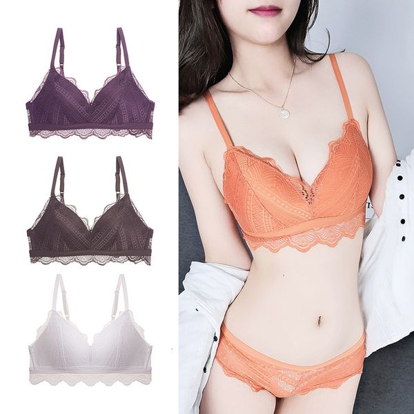 

bras french lace bra of 2021, Red;black