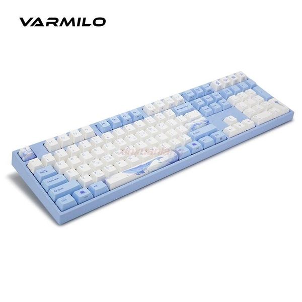 

keyboards varmilo vd87 sea melody 87key dual mode wired+bluetooth 5.0 mechanical keyboard no led