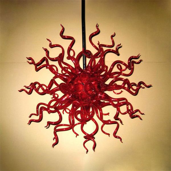 

Modern Chandeliers Pendant Lights LED Lamp Italy Style Hand Blown Glass Chandelier for Home Dining Room 28X28 Inches Interior Light