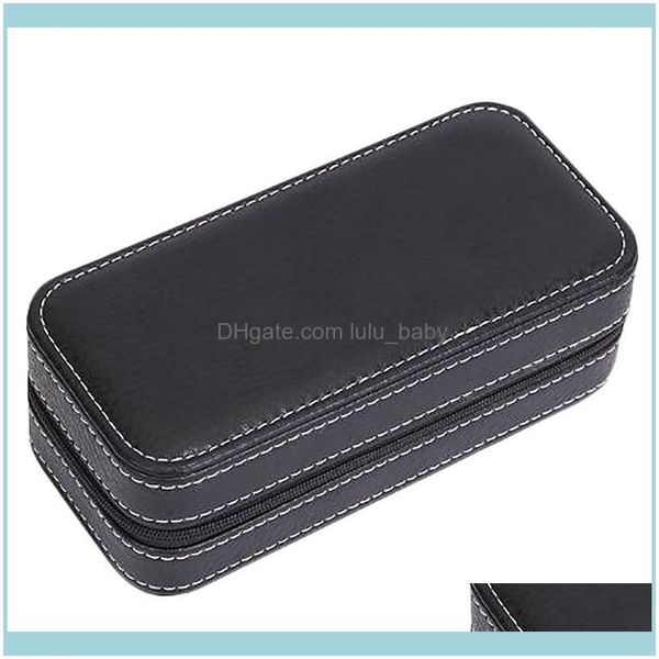 

packaging & display jewelrysmall travel jewelry box rings cufflinks tie clip organizer zipper closure pouches bags drop delivery 2021 7lasu, Pink;blue