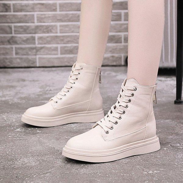 

boots women british style short tube winter thin fashion motorcycle, Black