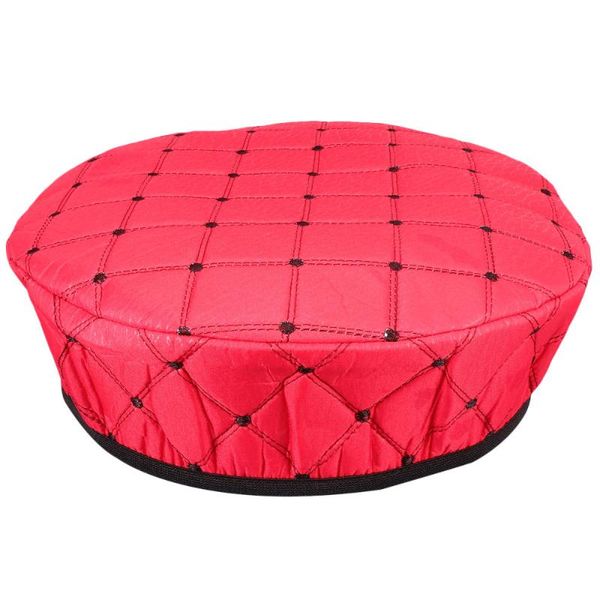 

chair covers simple style cover round stool protective hairdressing protector for home shop - red (diameter 30c